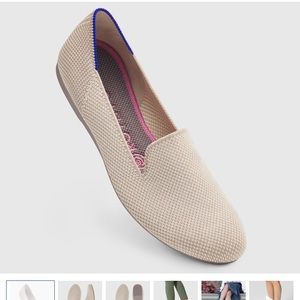 Rothy’s Linen Double Stitch Loafer Size 9